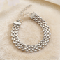 Y-Shaped Layered Necklace & Bracelet Set