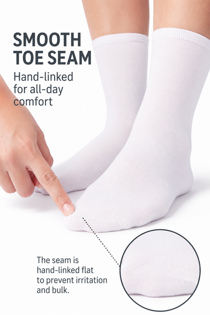 Crew SmoothToe™ Socks – 3 Pack (more color options inside)
