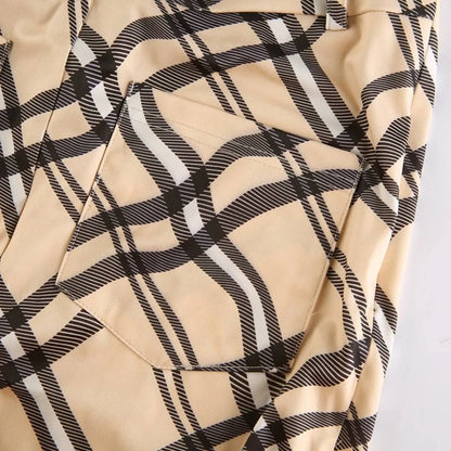 Harajuku Plaid Pattern Pants