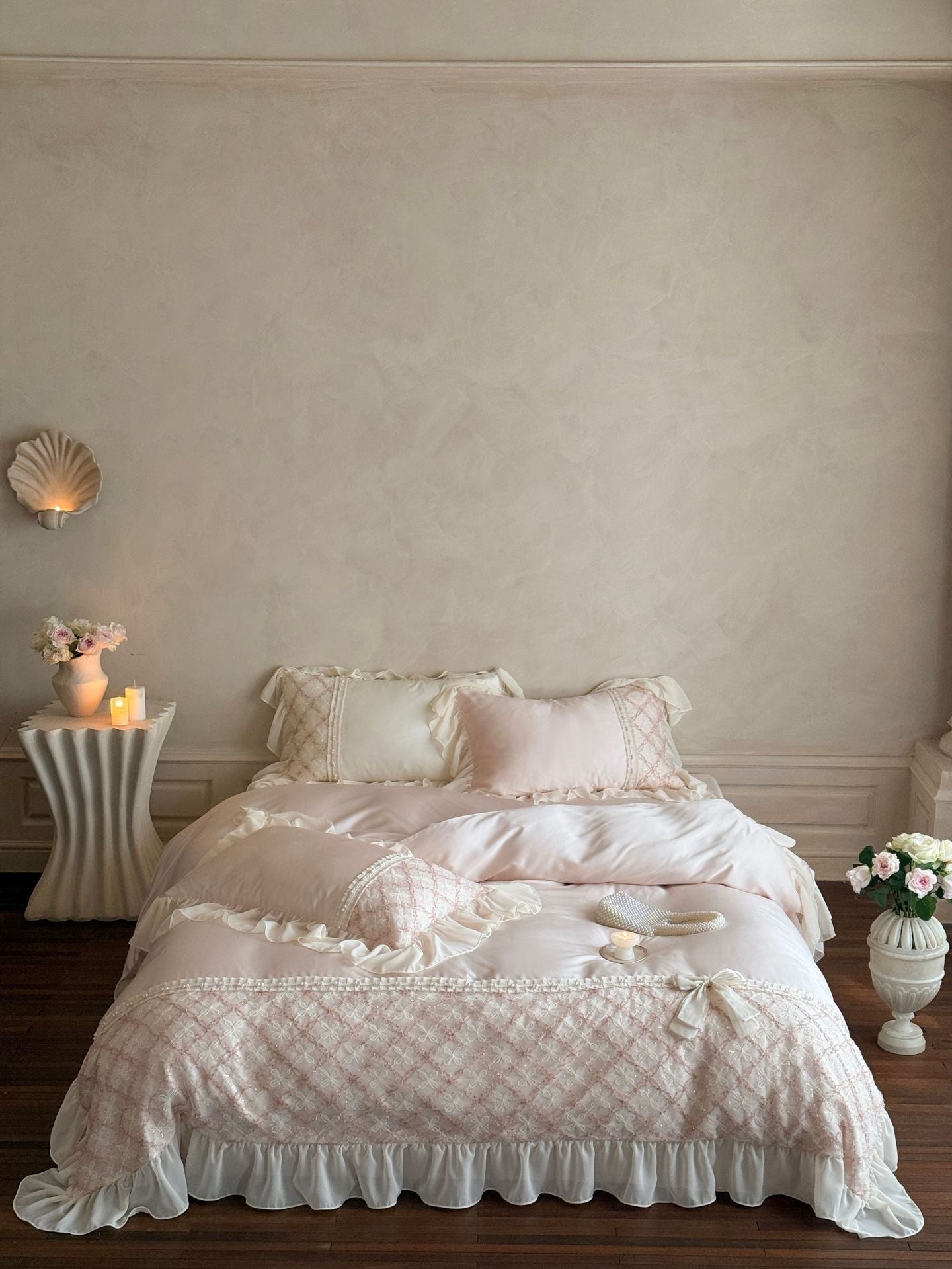 Haute Pearl TENCEL™ Bedding Set / Blush Romance