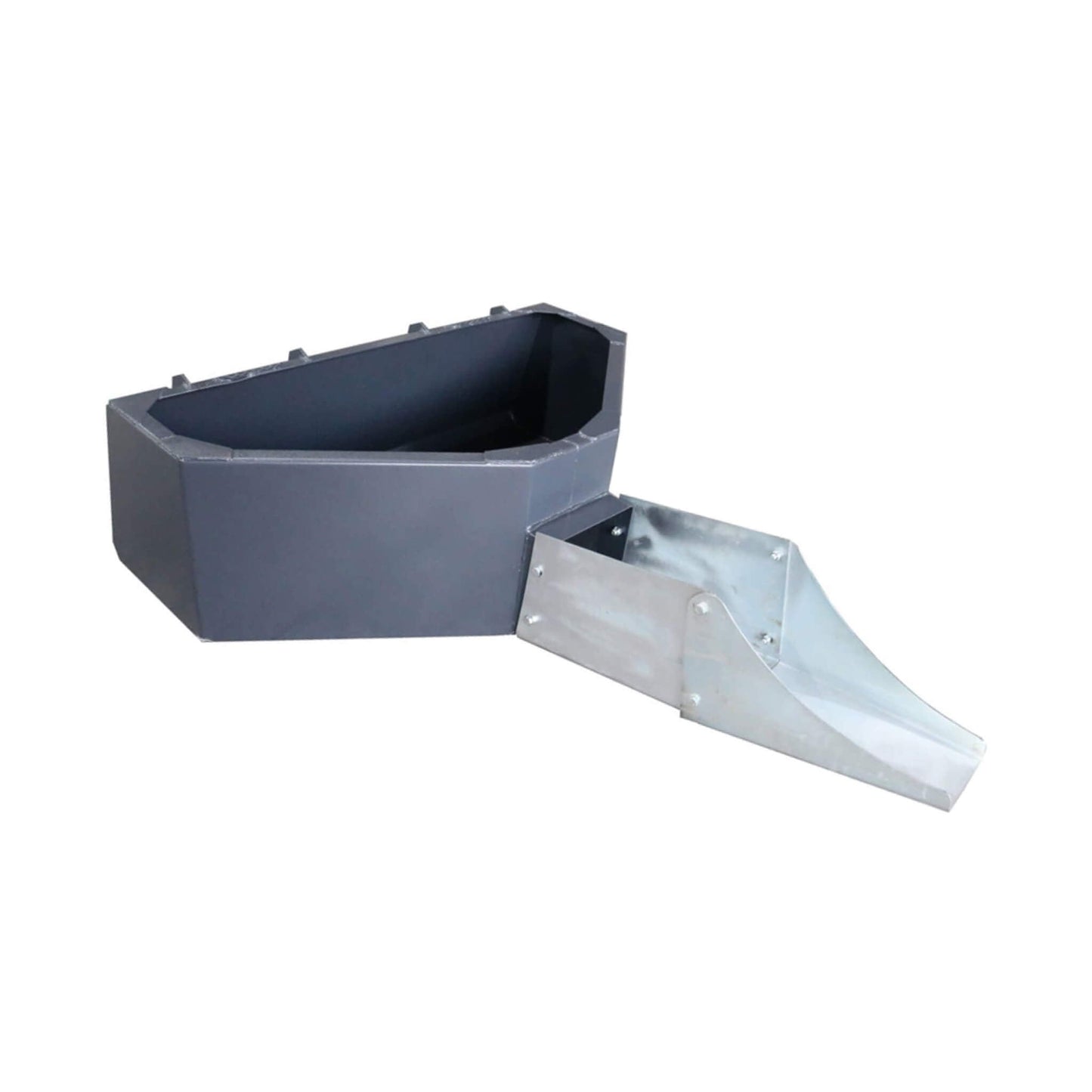 Heavy-Duty 1/2 Yard Cement And Concrete Bucket Skid Steer Attachment (SAK49063)