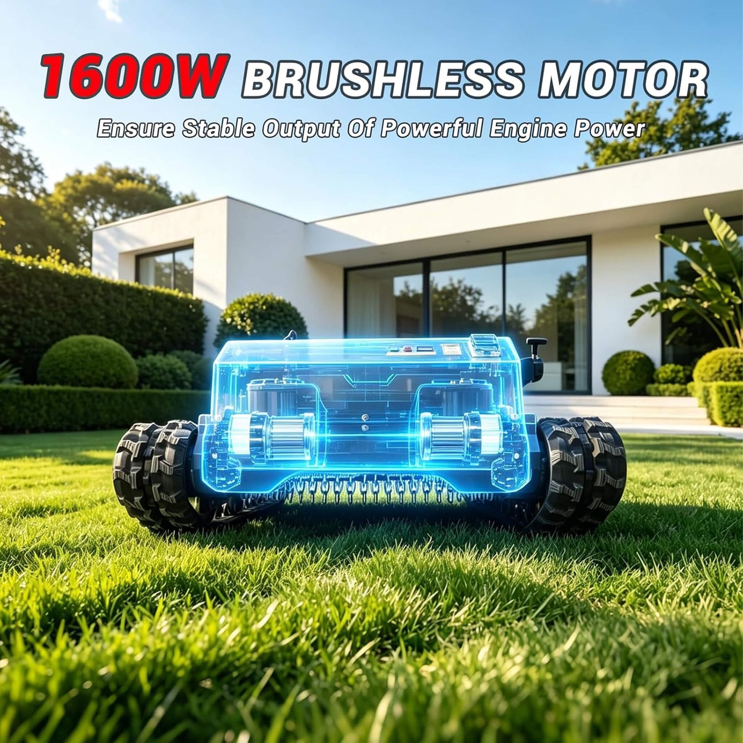 Heavy-Duty 23HP Remote-Controlled Track Mower With 35-Inch Deck (SAK62581)