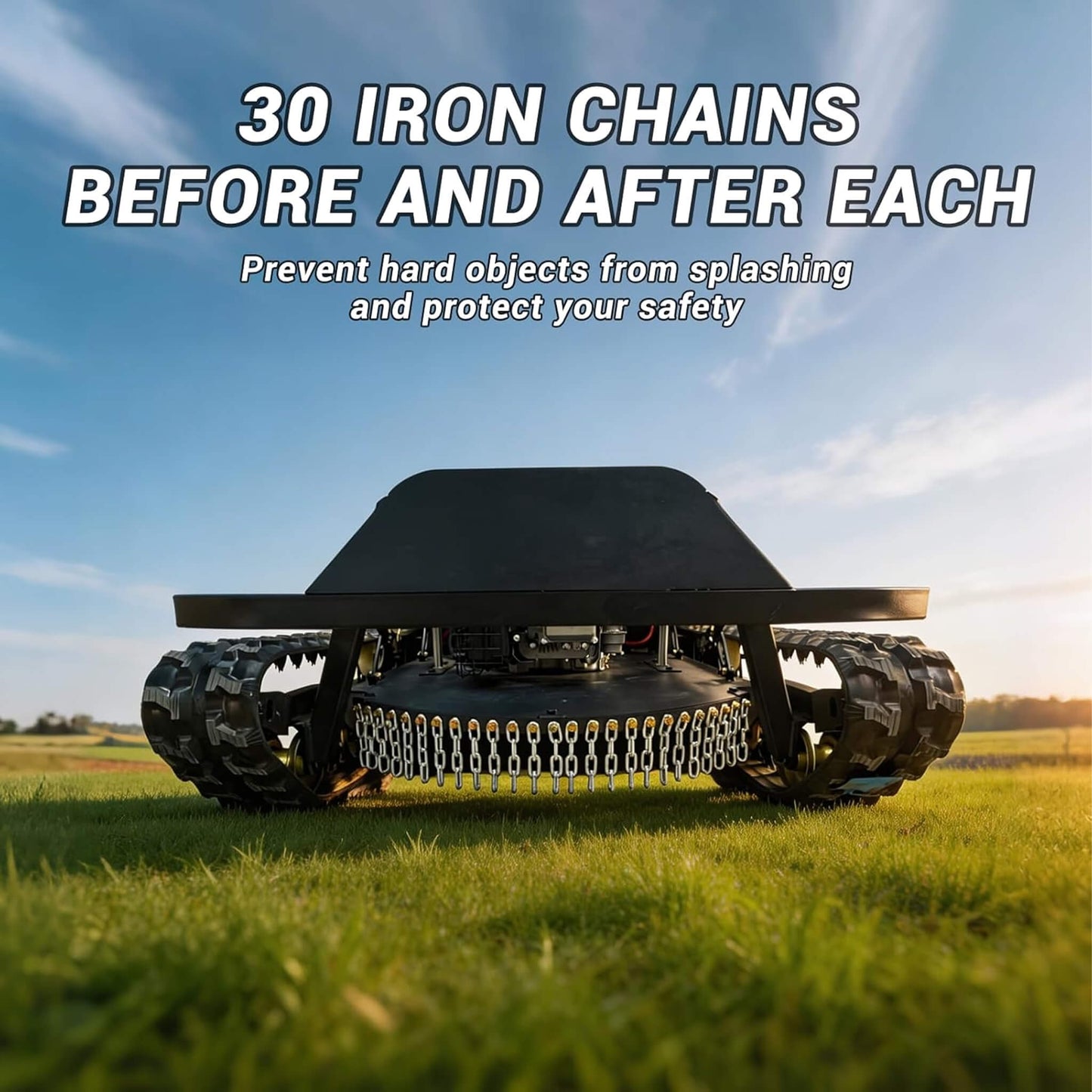 Heavy-Duty 23HP Remote-Controlled Track Mower With 35-Inch Deck (SAK62581)