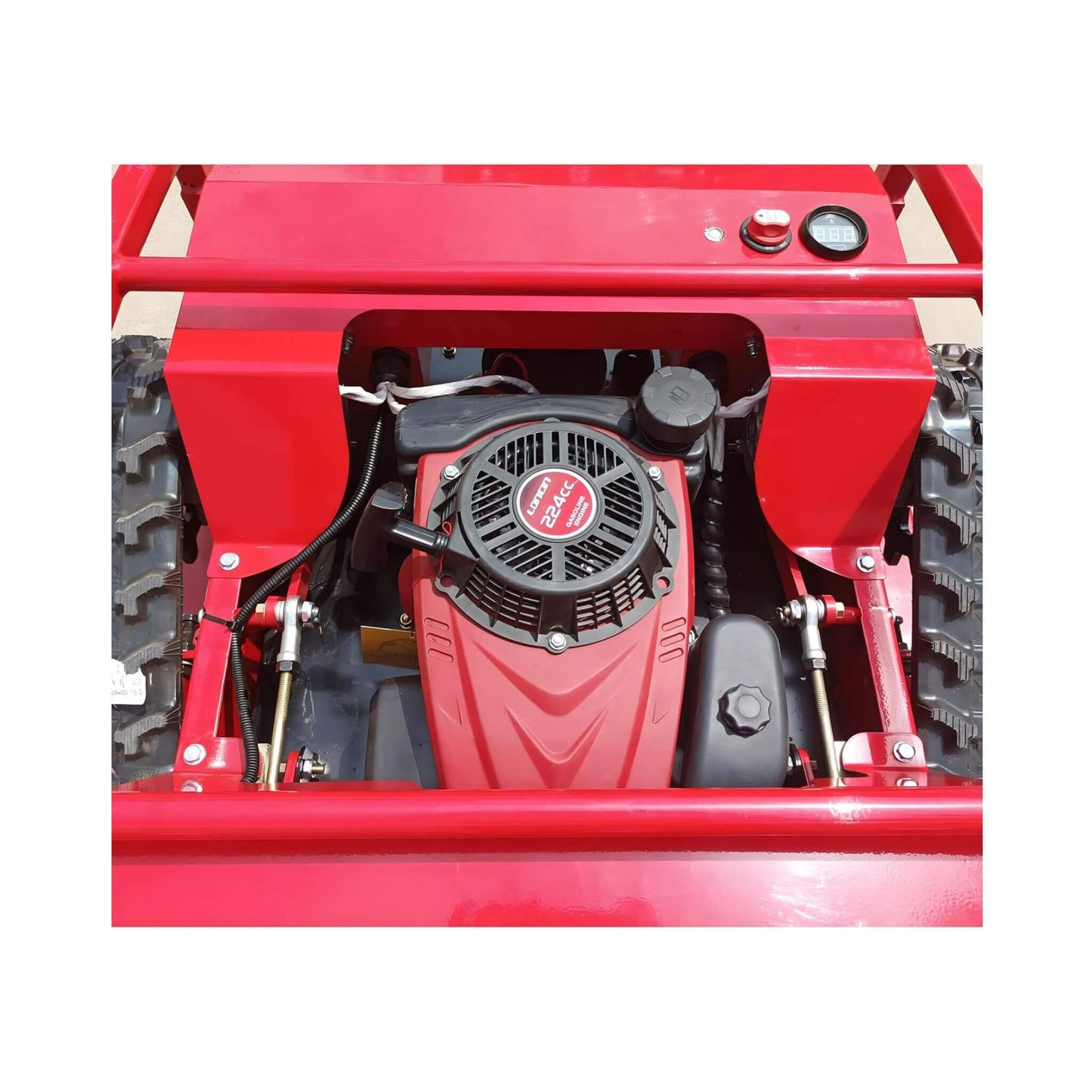 Heavy-Duty 24-Inch 9HP Commercial Remote-Controlled Lawn Mower With Snow Plow (SAK31078)
