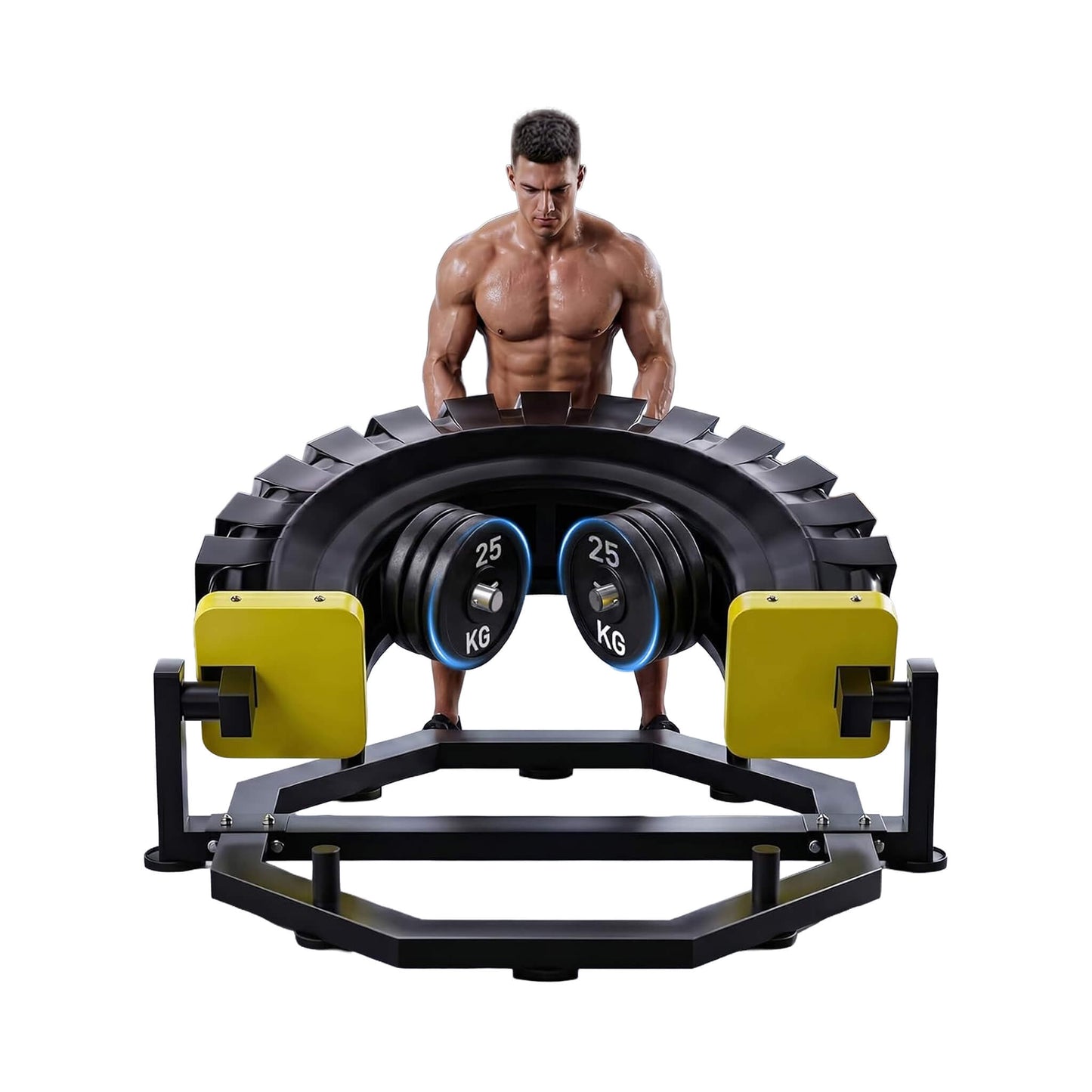 Rovix Heavy-Duty 330LBS Multifunctional Flip Machine With Anti-Slip Base (SAK90527)