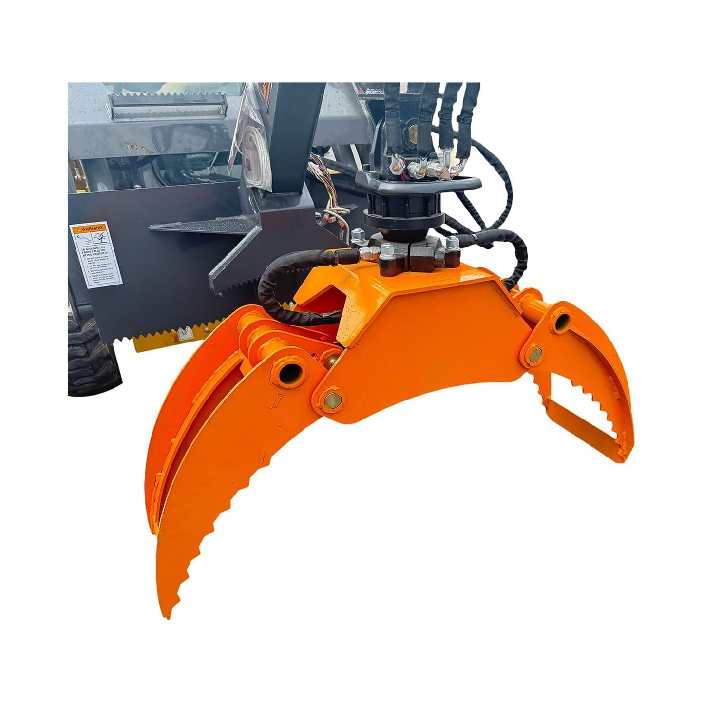 Heavy-Duty 360-Degree Rotating Log Grapple Skid Steer Attachment (SAK43867)