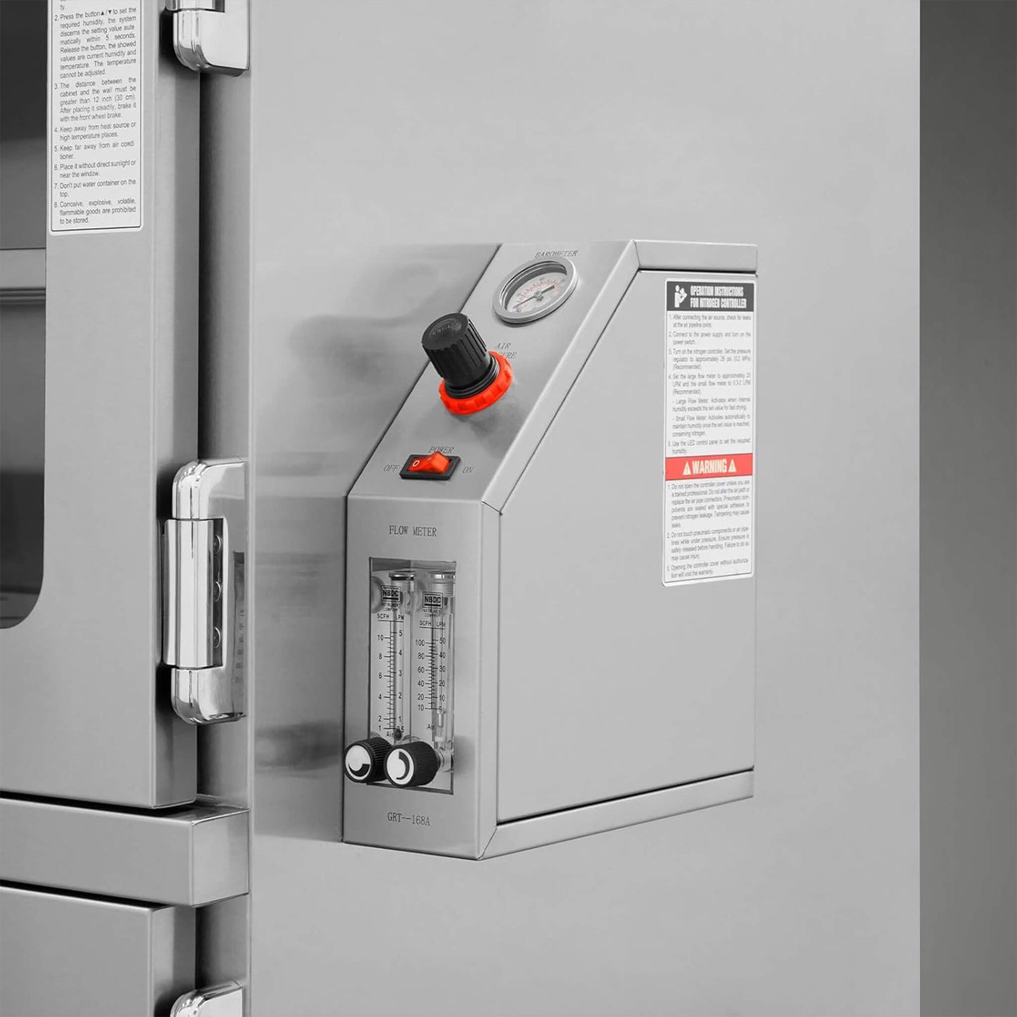 Heavy-Duty 377-Gallon Stainless Steel Nitrogen Dry Cabinet [1-60% RH] (SAK48625)