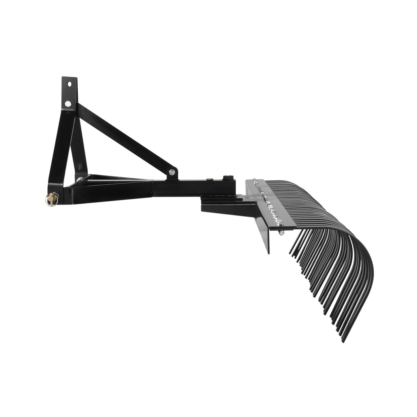 Heavy-Duty 72-Inch 3-Point Tow Behind Tractor Dethatcher Attachment With Steel Tines (SAK79426)