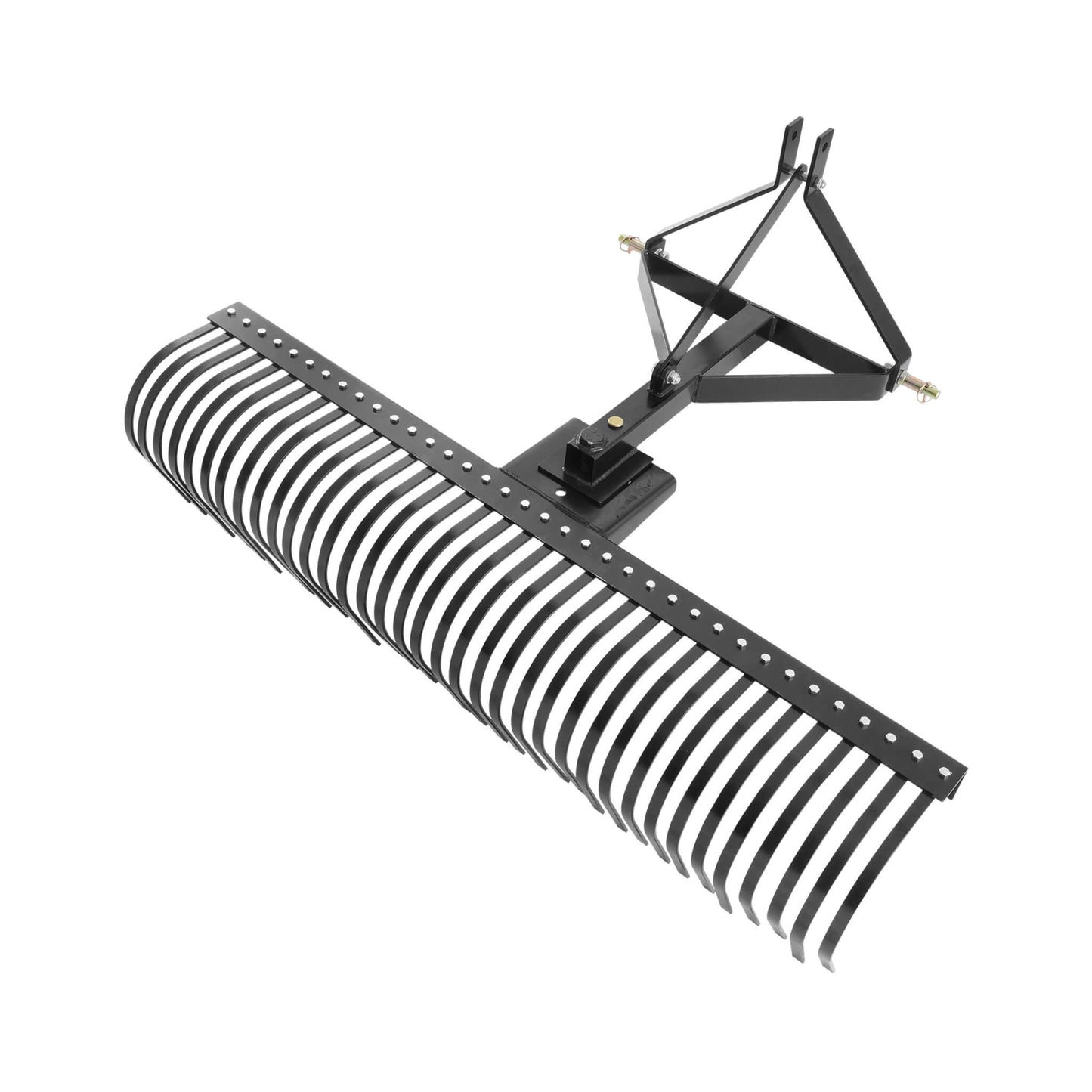 Heavy-Duty 72-Inch 3-Point Tow Behind Tractor Dethatcher Attachment With Steel Tines (SAK79426)