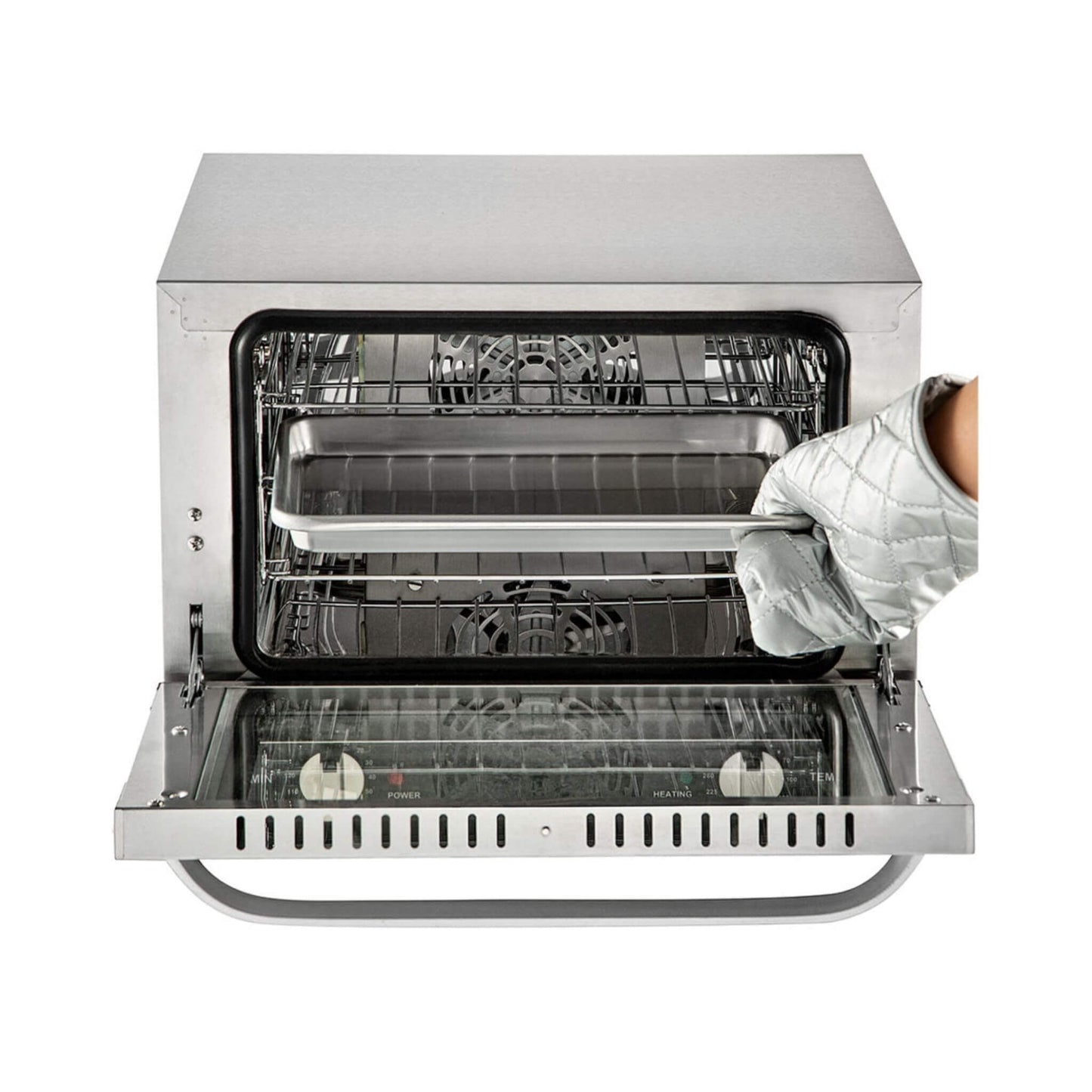 Heavy-Duty Commercial Stainless Steel Countertop Convection Toaster Oven (SAK51683)