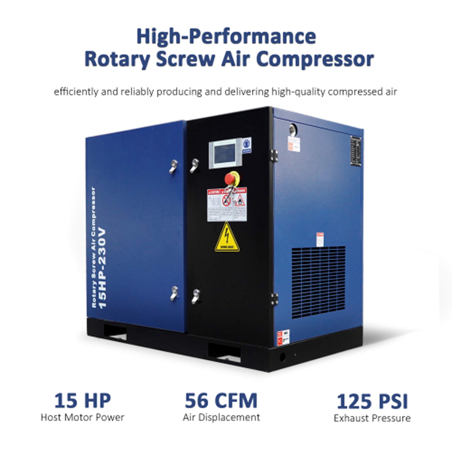 Heavy-Duty Industrial Rotary Screw Air Compressor (SAK04891)