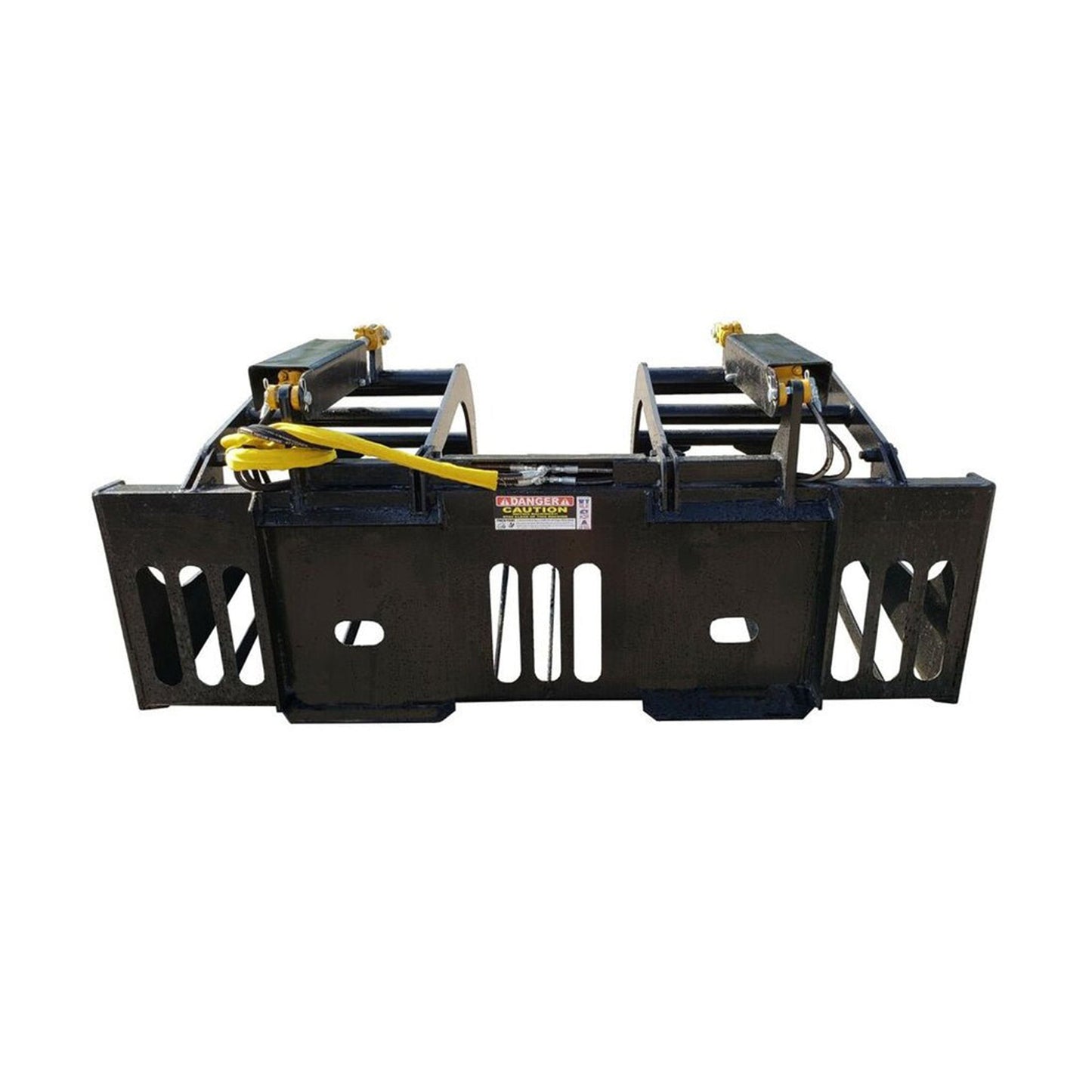 Heavy-Duty Rock Grapple Skidsteer Attachment With Universal Quick Attach, 78-Inch (SAK16483)