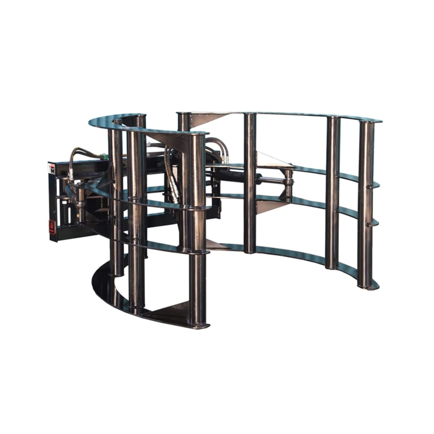 Heavy-Duty Round Hay Bale Grab Skid Steer Attachment (SAK45980)