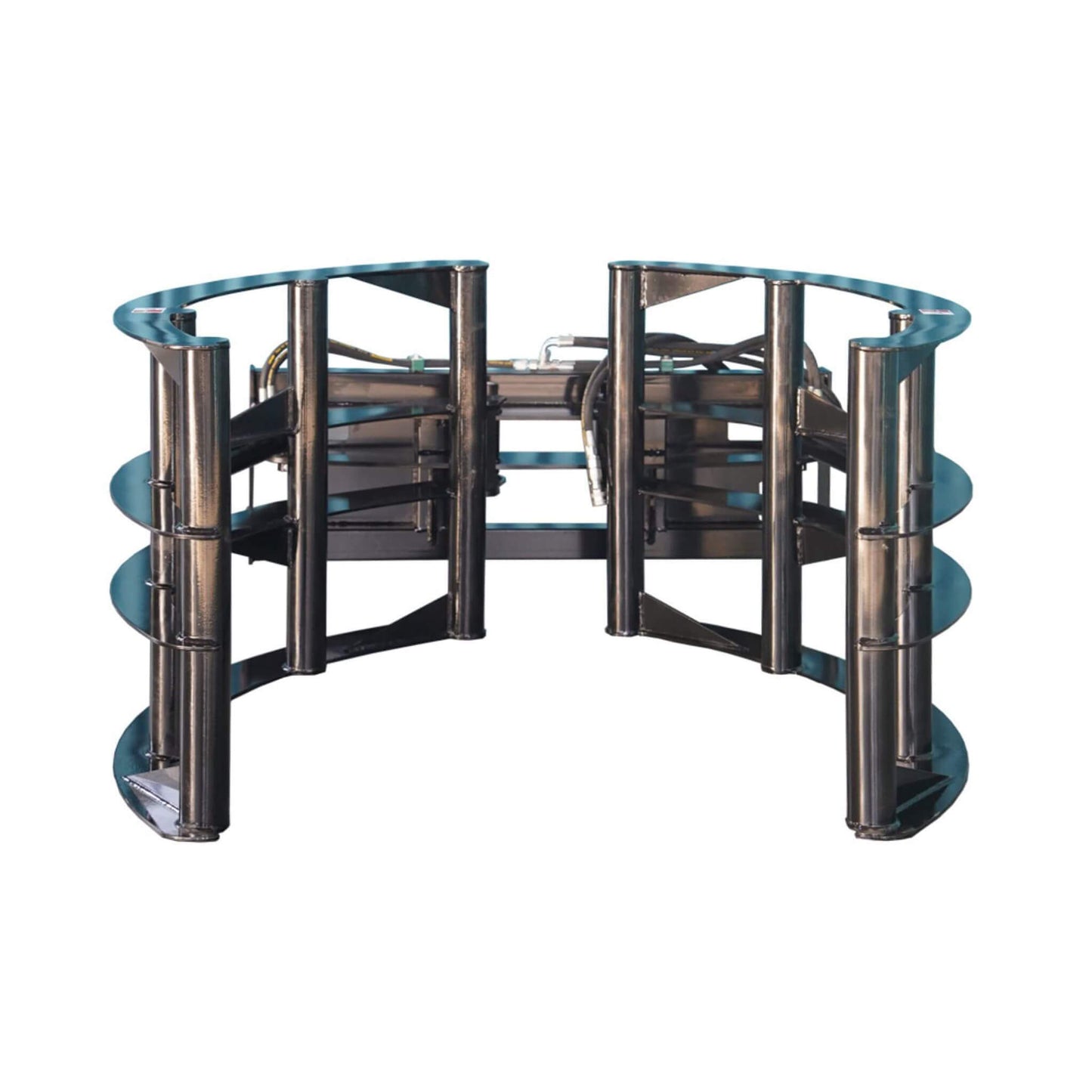 Heavy-Duty Round Hay Bale Grab Skid Steer Attachment (SAK45980)