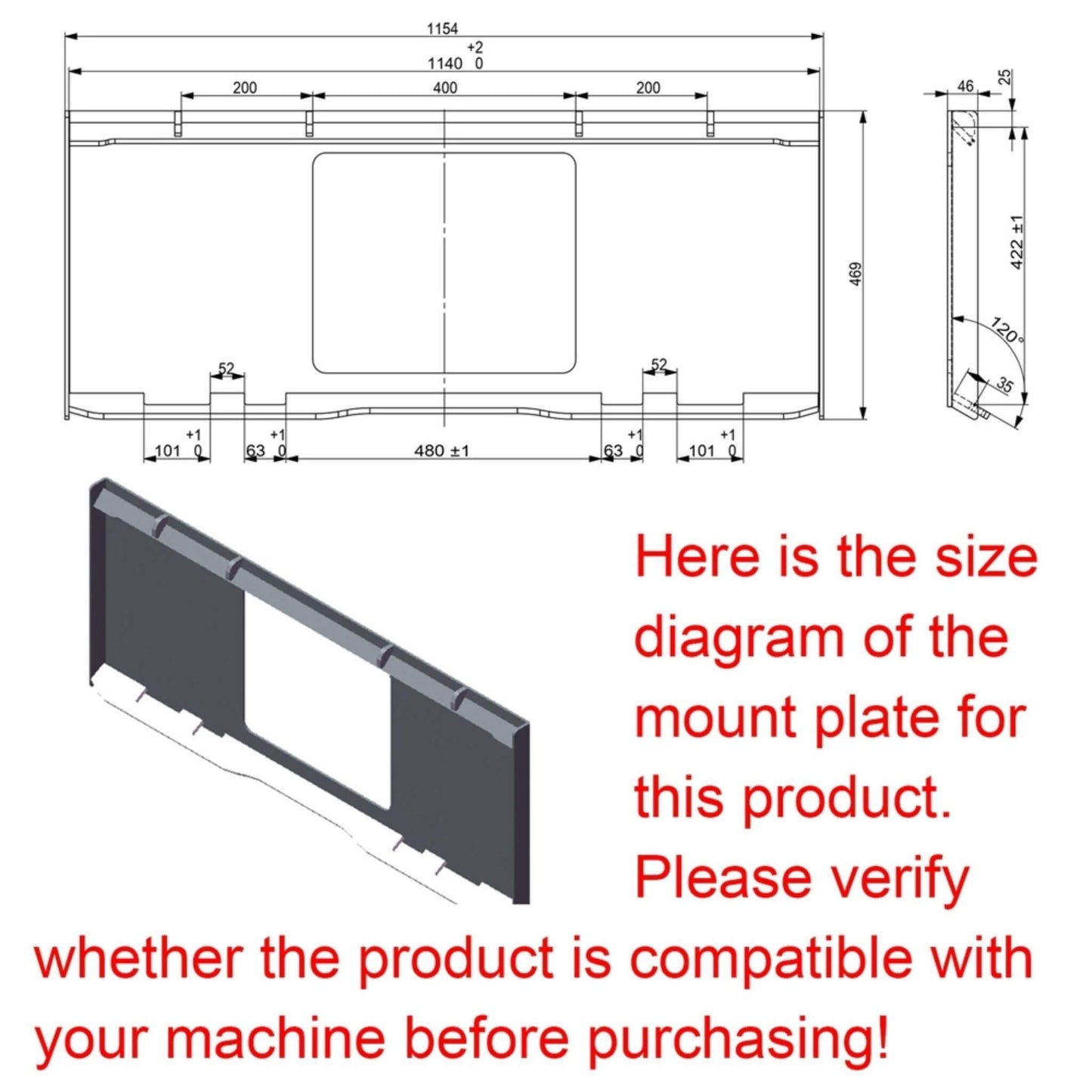 Heavy-Duty Skid Steer Auger Drive Attachment With 12-Inch Post Hole Bit (SAK25169)