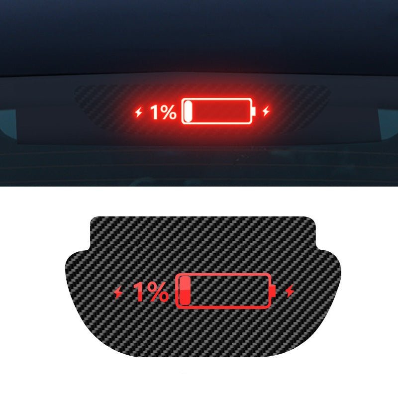High-Mount Brake Light Projection Film | 5 Designs | Model 3/Y 2017-Present