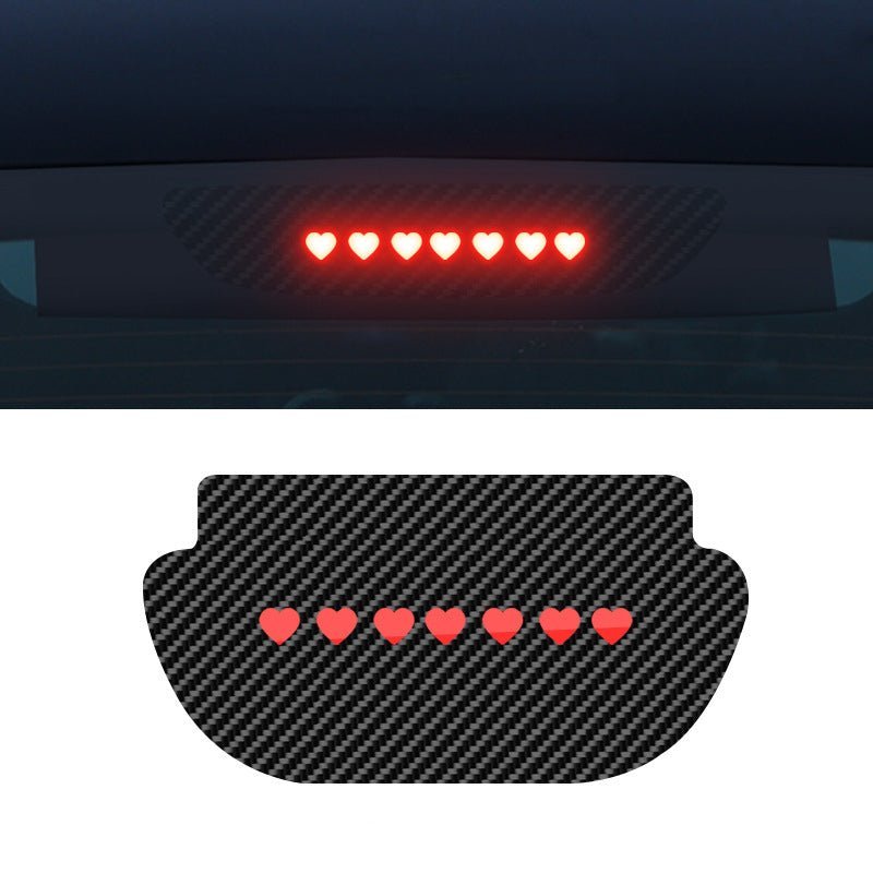 High-Mount Brake Light Projection Film | 5 Designs | Model 3/Y 2017-Present