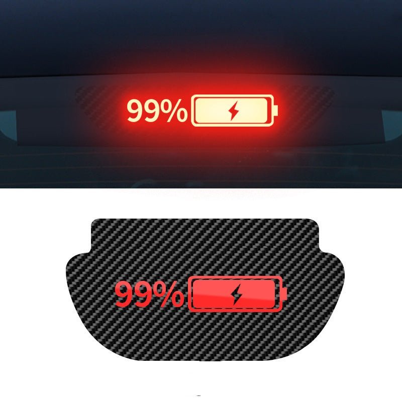 High-Mount Brake Light Projection Film | 5 Designs | Model 3/Y 2017-Present