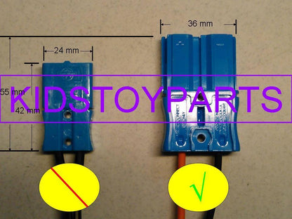 High Performance 12V Battery Charger & Car Plug for Kid Trax Ride-On Vehicles