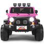 HoneyJoy 2 Seater Ride On Truck for Kids - 12V RC Electric Vehicle with Storage