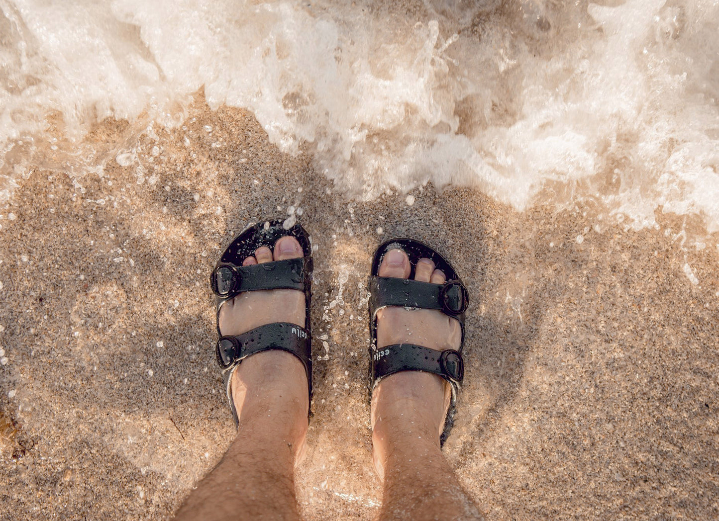 HORIZON CHECK SANDALS MEN