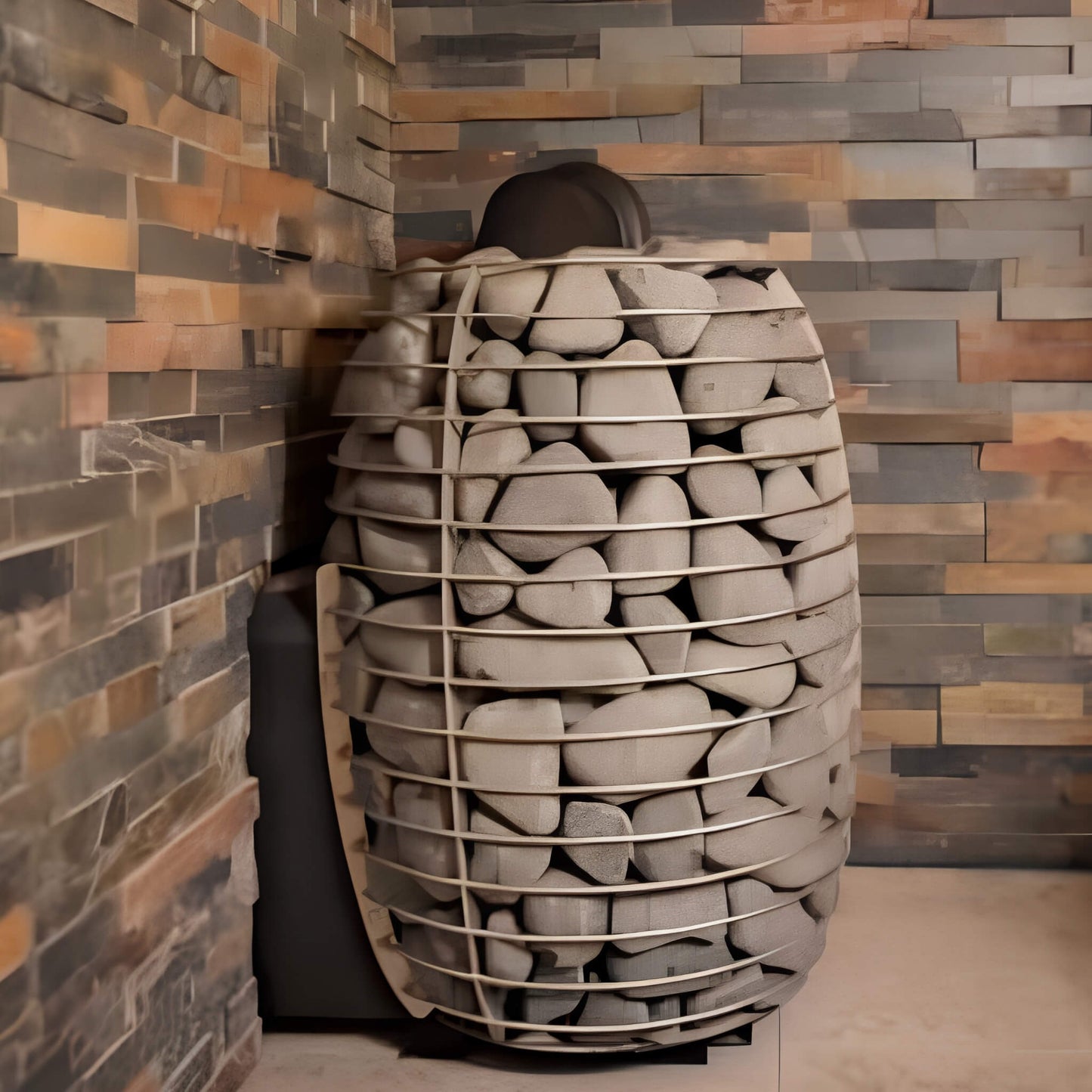 Huum Hive Wood LS 17KW Sauna Stove With Firebox Extension & Sauna Stones [H1010012] (SAK17894)