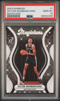 Graded 2023 Panini Donruss Victor Wembanyama #2 Magicians Rookie RC Basketball Card PSA 10 Gem Mint