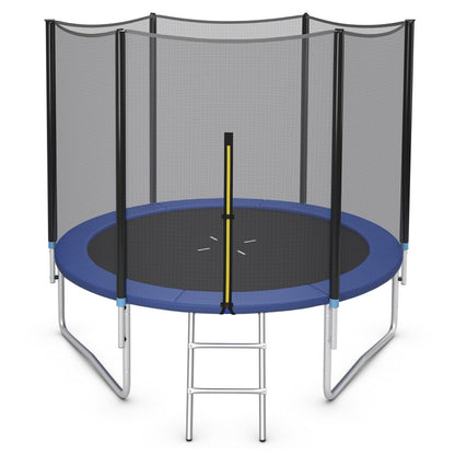 8/10/12/14/15/16Feet Outdoor Trampoline Bounce Combo with Safety Closure Net Ladder-10 ft