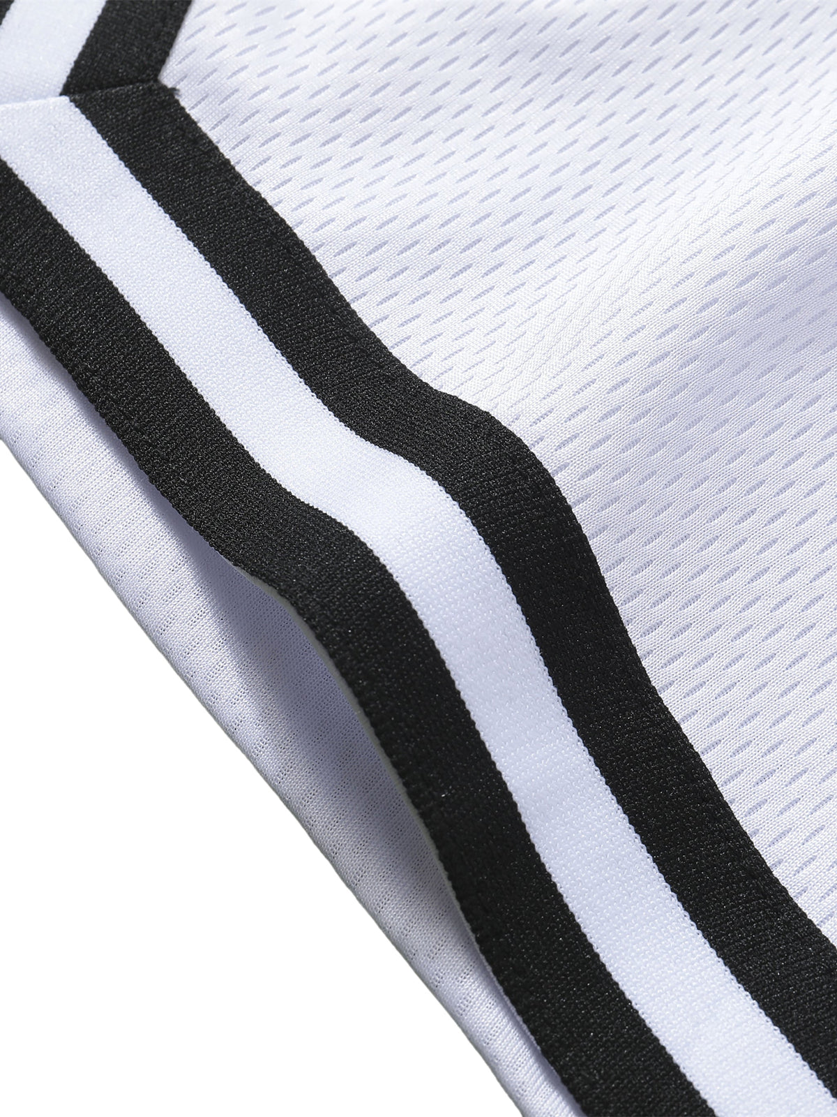 Loki & Ivy Classic Stripe Trim Basketball Shorts