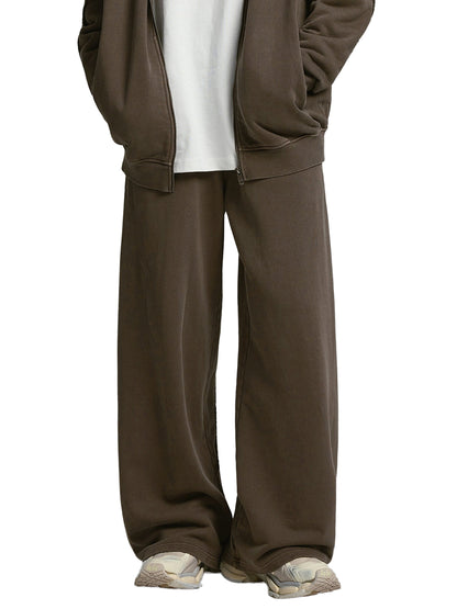 Loki & Ivy Snow Washed Tape Raw Edge Sweatpants