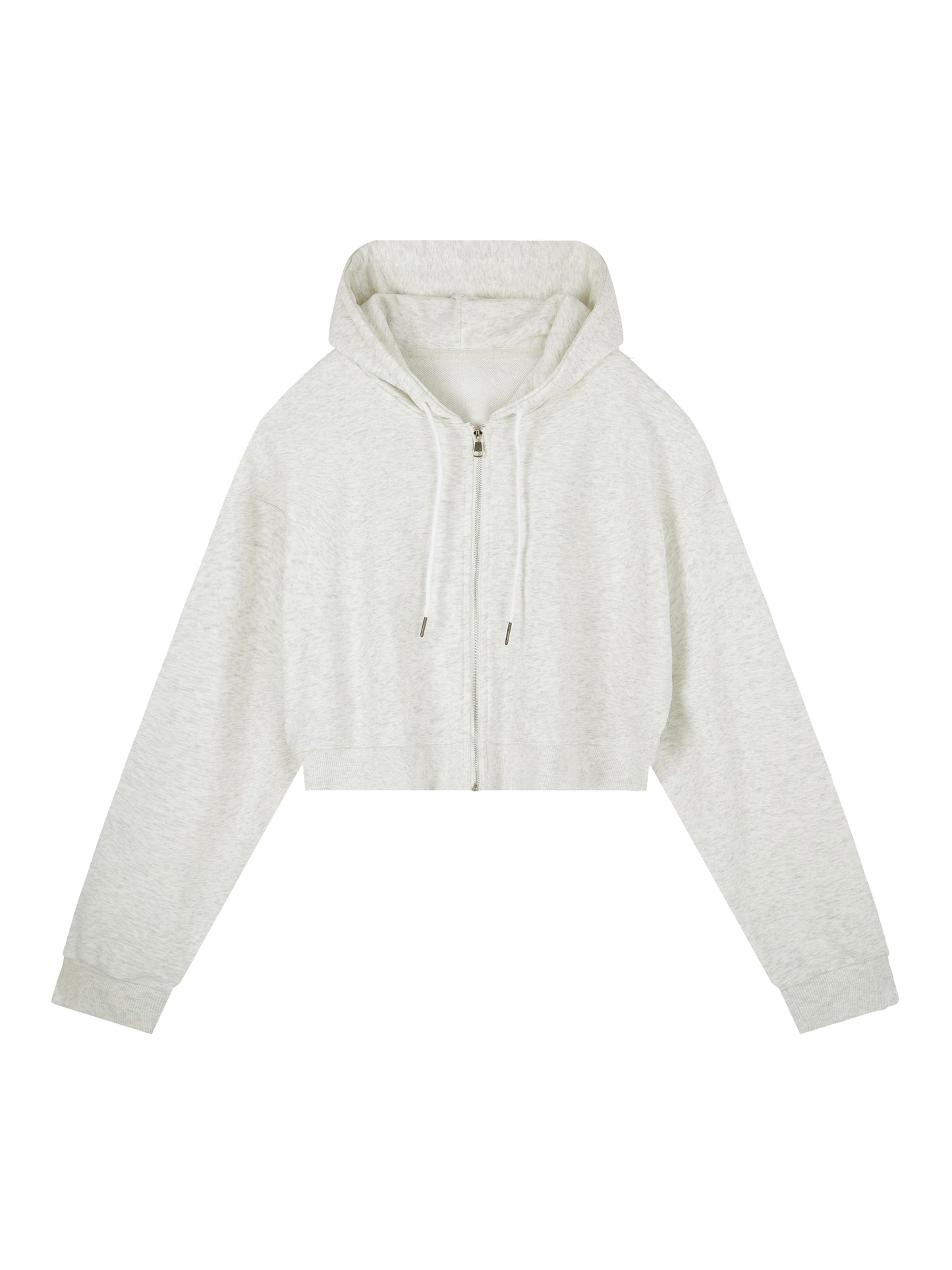 Loki & Ivy Essential Cropped Zip-Up Hoodie