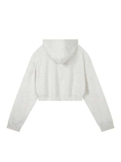 Loki & Ivy Essential Cropped Zip-Up Hoodie