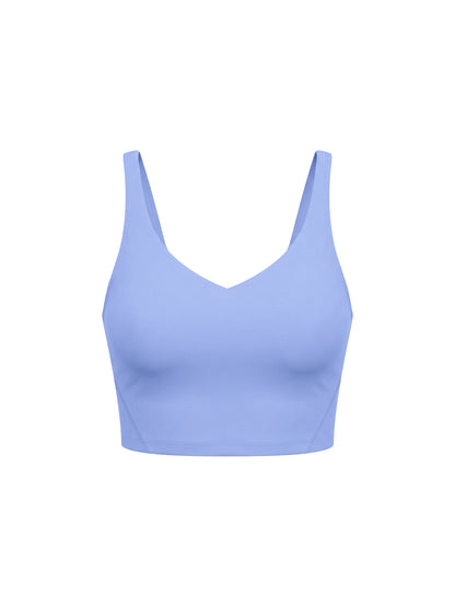 Loki & Ivy Women's V-Neck Yoga Sports Bra