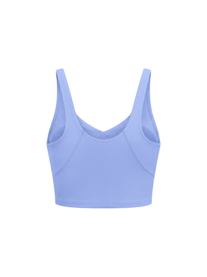 Loki & Ivy Women's V-Neck Yoga Sports Bra