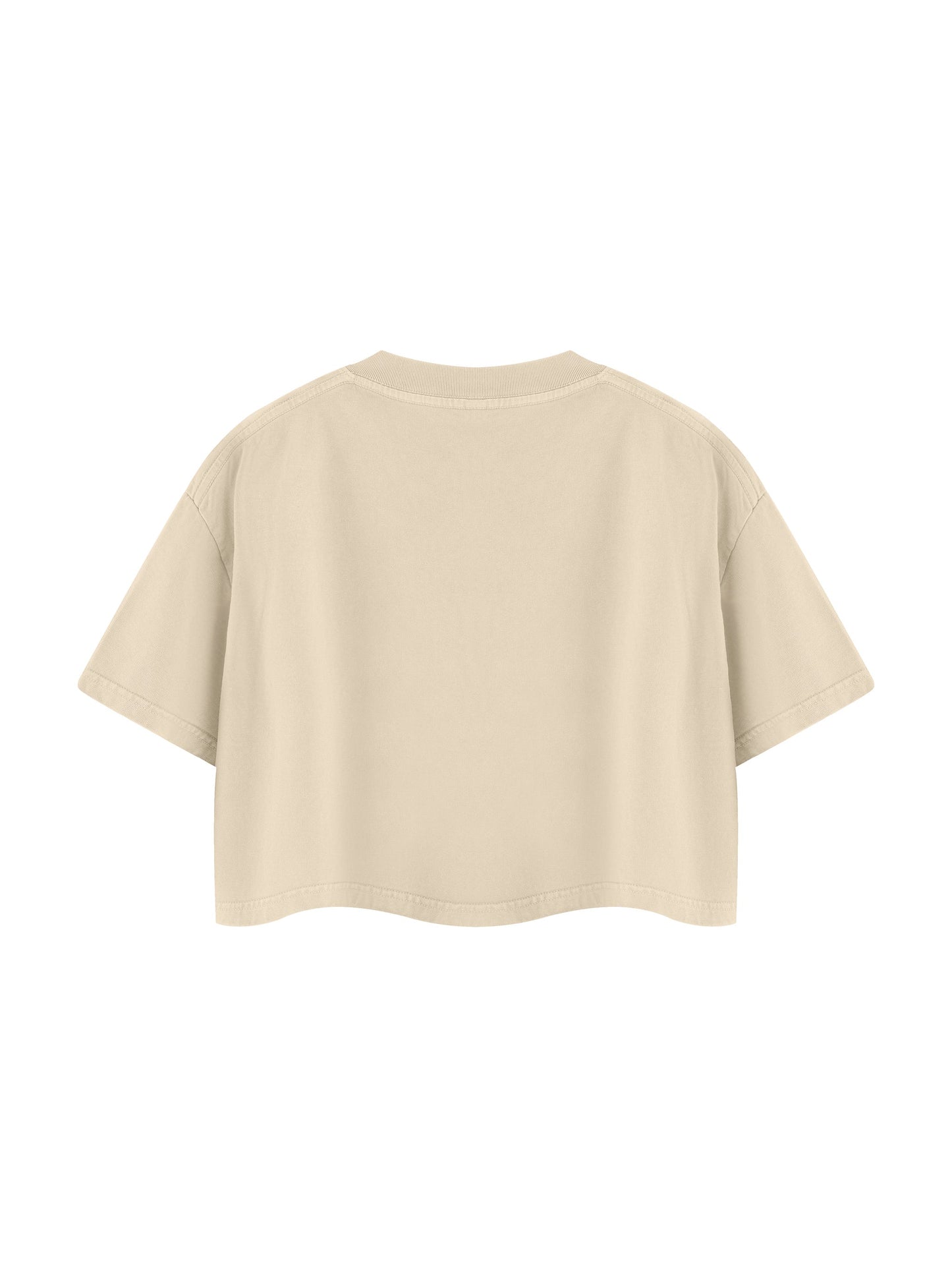 Loki & Ivy Women's Mineral Wash Cotton Crop T-Shirt