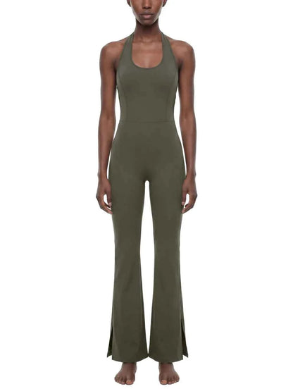 Loki & Ivy Women’s Halter Flared Jumpsuit