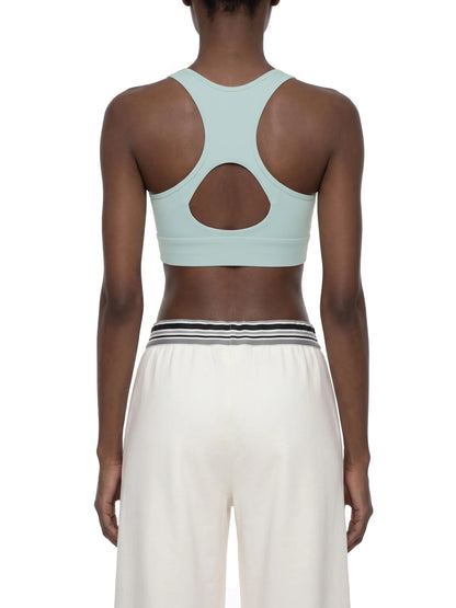 Loki & Ivy Women’s Cropped Zip Yoga Sports Bra