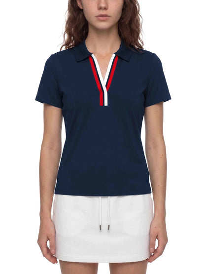 Loki & Ivy Women’s Color Block Polo Shirt