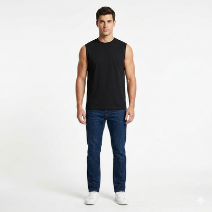 Loki & Ivy Men’s Oversized Cotton Tank Top