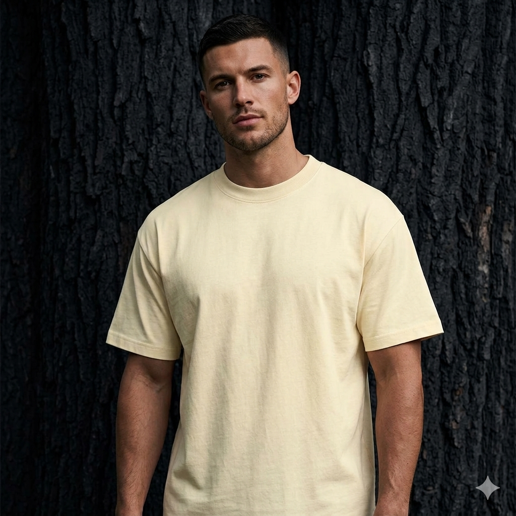 Loki & Ivy Unisex Drop Shoulder Cotton T-Shirt