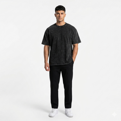 Loki & Ivy Snow Washed Oversized Cotton T-Shirt