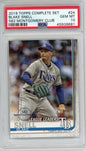 Graded 2019 Topps Complete Set Blake Snell #24 582 Montgomery Club Baseball Card PSA 10 Gem Mint