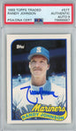 Graded 1989 Topps Traded Randy Johnson #57T Rookie RC Baseball Card PSA 9 Auto Grade Mint