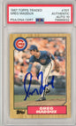 Graded 1987 Topps Traded Greg Maddux #70T Rookie RC Baseball Card PSA 10 Auto Grade Gem Mint