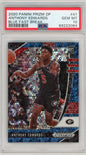Graded 2020 Panini Prizm DP Anthony Edwards #41 Blue Fast Break #/175 Rookie RC Basketball Card PSA 10 Gem Mint