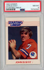 Graded 1988 Kenner Starting Lineup John Elway Football Card PSA 8 NM-MT
