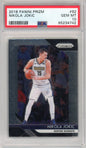 Graded 2018 Panini Prizm Nikola Jokic #92 Basketball Card PSA 10 Gem Mint