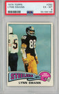 Graded 1975 Topps Lynn Swann #282 Rookie RC Football Card PSA 6 EX-MT
