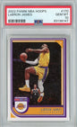 Graded 2022 Panini NBA Hoops LeBron James #170 Basketball Card PSA 10 Gem Mint