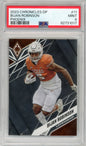 Graded 2023 Chronicles Draft Picks Bijan Robinson #11 Phoenix Rookie RC Football Card PSA 9 Mint
